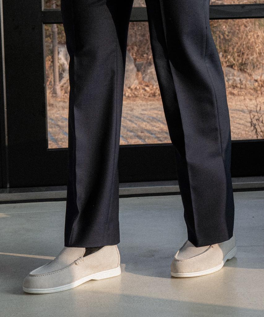 Allclassic Alc502W Resort Loafers_White Suede