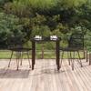 3157894 vidaXL Garden Dining Set 3 Pcs Black Wicker