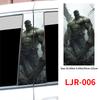 Green Film Hulk Anime Car Sticker Auto B-pillar Cartoon Funny Sunscreen DIY Auto Center Column Cover Scratches Decor Accessories