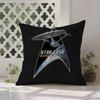 SStar TTrek Ship Movie Pillow Case Antidustmite Pillowcase Invisible Zipper Silky Short Plush Sofa Cushion Cover