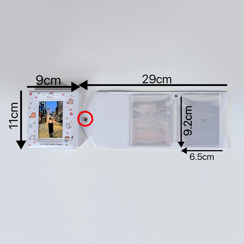 3 Inch 40 Slot Photo Card Card Holder Kpop Binder Idol Postcard Lomo Card Photo Album Collector Card Binder Photocards