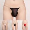 Прозрачные мужские трусы, удобные эластичные стринги