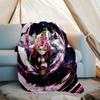 Personalized Custom Name Blanket - Demon Slayer character theme Print Design,Blanket for Sofa,Bed,Travel,Camping - Soft and Warm, Great Gift