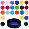 Набор гелевых фильтров 24 цвета Круглые фильтры для вспышки для фотографии видео Светодиодный фонарик Аксессуар