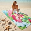 1pc Strawberry Princess2 Beach Towel, Comfortable and Thick, and Swimming/Bath/Picnic/Camping Towel, Suitable for Seaside Beaches