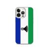 Coque iPhone - Lesotho - Drapeau - Souple - Multicolore - Compatible iPhone 13 Pro