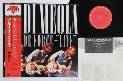 Виниловая пластинка AL DI MEOLA Tour De Force Live 25AP2471 CBS SONY 1982 Япония Obi Джаз Б/у