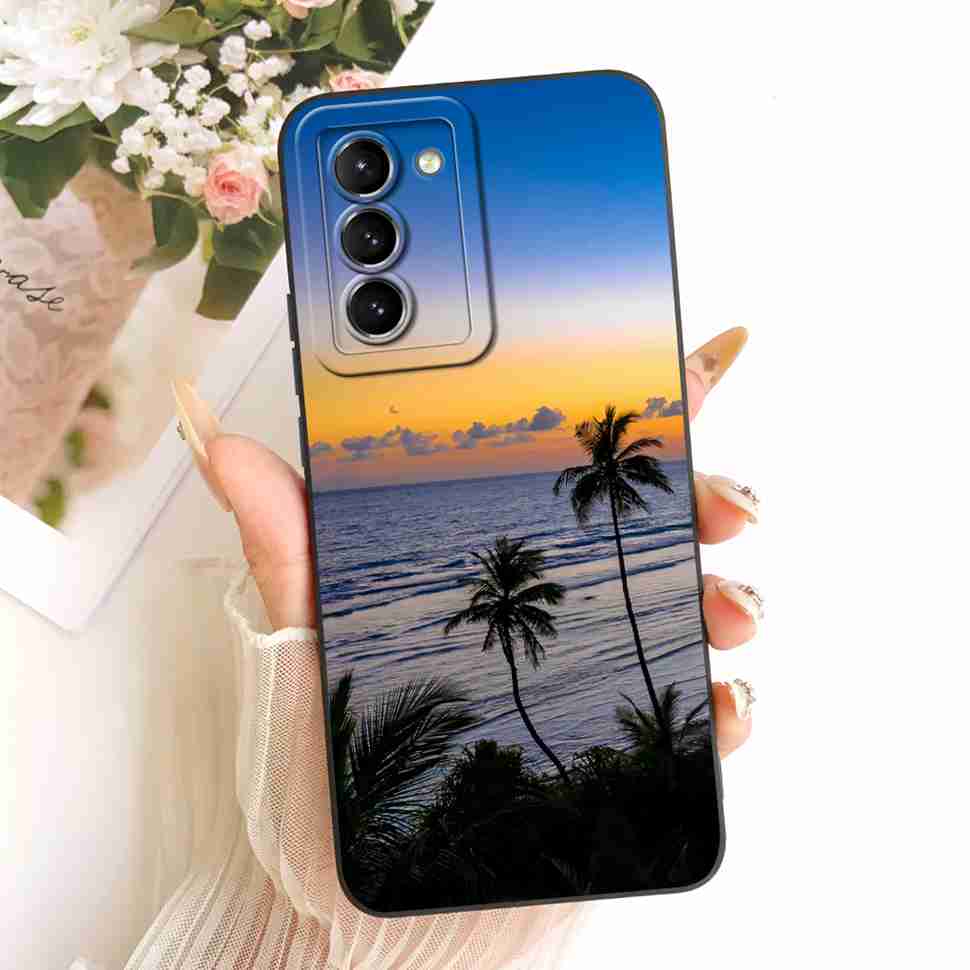 Чехол для Samsung Galaxy S21 5G Новый дизайн Цветочный принт Мягкий силиконовый чехол для Samsung S21 5G SM-G991B SM-G991B/DS Чехлы для телефона