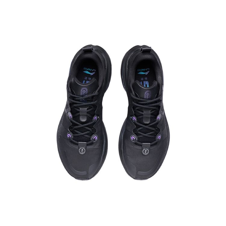 Кроссовки мужские Li Ning Wu Shi 5S 1.0 прочные дышащие низкие кроссовки черные ARSR031-1