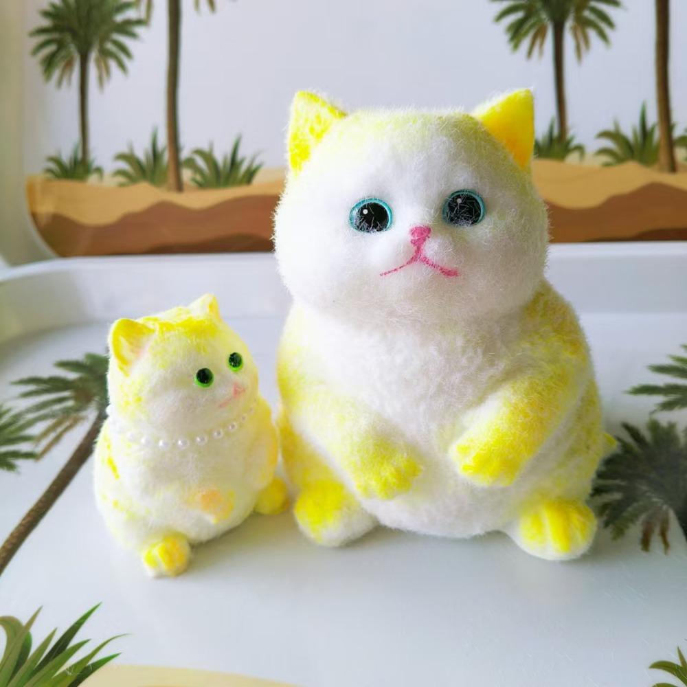 Мультяшная имитация кошки Игрушки-сквиши Медленно восстанавливающаяся кошка Игрушка-непоседа Сенсорные игрушки