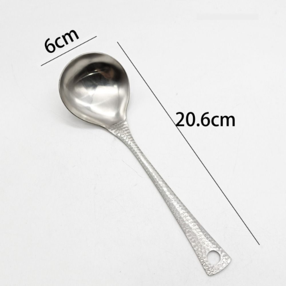 Ручка в виде рыбьей чешуи Суповая ложка Углубленные дуршлаги для горячего горшка Модная ложка с большой головкой