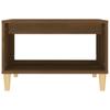 Coffee Table Brown Oak Effect 60 x 50 x 40 cm Wood Based Material