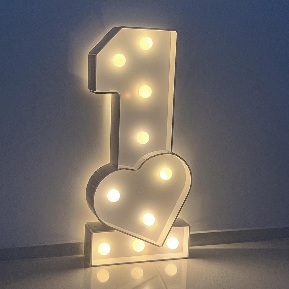 1 шт. 73 см освещение Love Number ONE KT Board Декор для вечеринки на годовщину, день рождения, домашний инструмент для украшения вечеринки, подарок детям