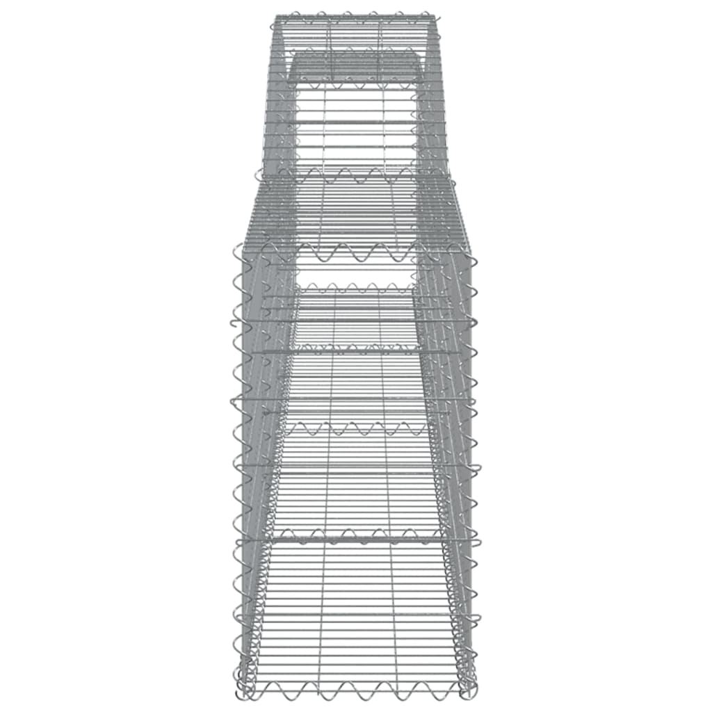 Gabion with High Arch 400x30x60 80 cm Galvanized Iron
