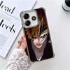 Мягкий чехол для телефона Bleach Kurosaki Ichigo для Xiaomi Redmi Note 14 15 Pro Plus 13 12 11S 11T 5G 10 9S 9 С покрытием Защита от падения Fundas