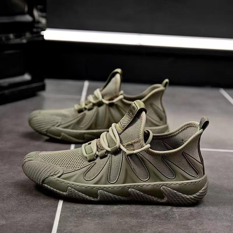 Летние новые дышащие сетчатые модные повседневные сетчатые туфли черные рабочие туфли кроссовки для бега