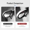 2PCS Car Rearview Mirror Rain Shield Guard Visor for Mitsubishi Outlander Lancer ASX L200 Pajero Exterior Accessories