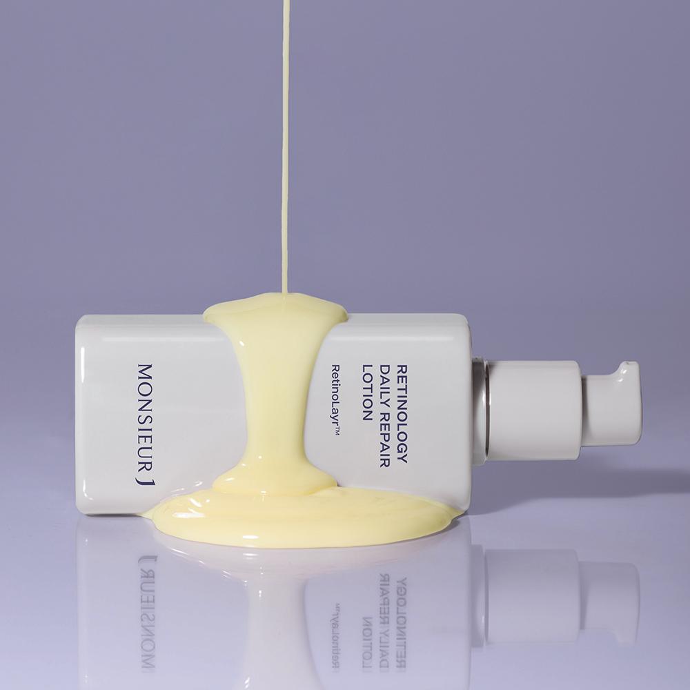 Monsieur J Ретинология Трасс Поры Эссенция Лосьон для Кожи Набор (Эссенция + Лосьон + 2 образца) 1 кусок