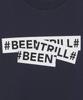 Футболка BEENTRILL с фирменной лентой (Индиго)