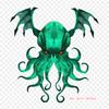 Octopus Iron On Heat Transfer Printing Vinyl Patches Sticker for Clothes DIY Appliques Washable Patches