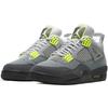 Кроссовки унисекс Air Jordan 4 Retro SE Neon 95 Серые Cool-Grey Volt CT5342-007