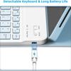 Чехол-клавиатура Bluetooth для iPad 11-го поколения с вращающейся магнитной крышкой, слотом для стилуса, функцией сна/пробуждения, противоударный, для Air Pro 10.9