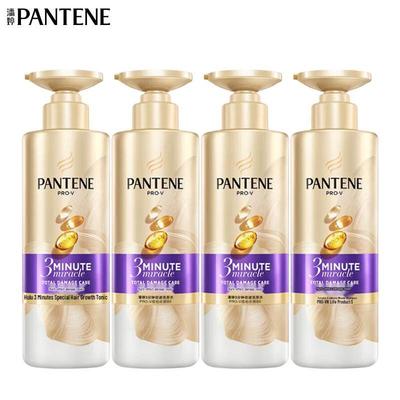 Шампунь Pantene 3 Minute Miracle с мультиэффектом для восстановления поврежденных волос, 470 г x 4 шт.