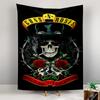 Bohemian Tapestry Guns N Roses Welcome to the Jungle Skull Logo Rock Music Home Decoration