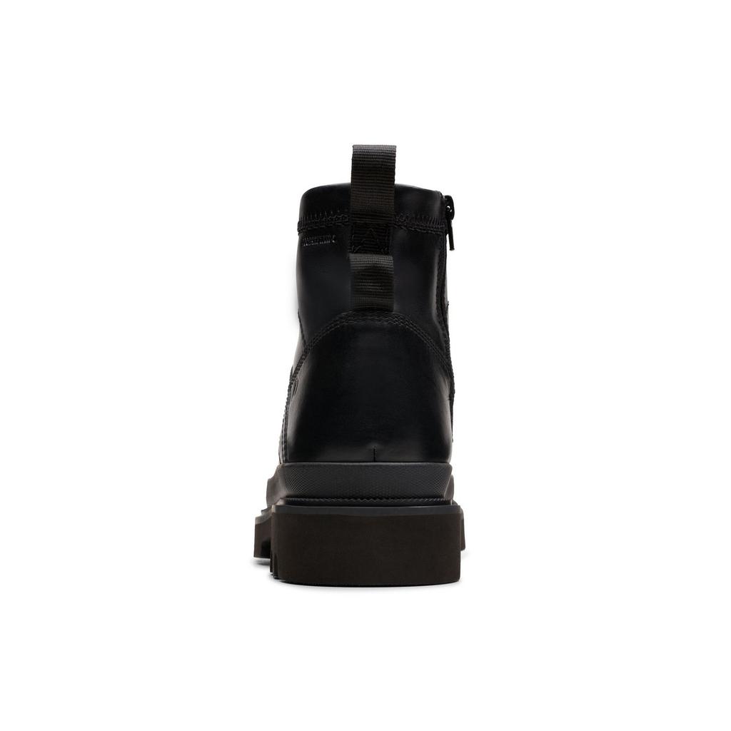 Clarks Серия Badell Короткие Сапоги Британский Стиль Мотоциклетные Толстая Подошва Ботинки Dr. Martens Мужские ботинки Черные 261784857