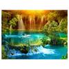 Diamond Painting Landscape Cross Stitch Waterfall Diamond Embroidery Swan DIY Rhinestone Decorative Mosaic