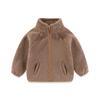 Boys Jacket Autumn Winter Warm Fleece Baby Coats Fashion Zipper Children's Outerwear Plush Kids