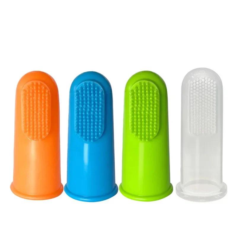 Tooth Brushes for Dog and Cat, Pet Tooth Care Cleaning Supplies, Remove Bad Breath and Tartar, Soft Finger Toothbrush