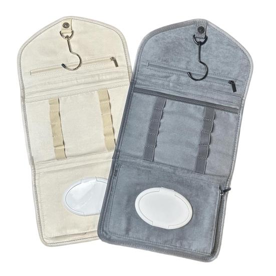 Сумка-органайзер для путешествий во время месячных для женщин No-Panic, подвесная сумка для тампонов, косметичка для месячных с подвесным крючком, органайзер для прокладок и влажных салфеток для путешествий, школы, работы