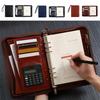 Portable Portfolio Binder 6-Ring Business Notebook Memo Book File Folder Business Meeting