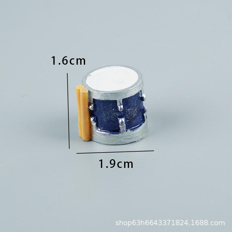 Имитация музыкального инструмента пианино китайская цинь эрху скрипка гитара миниатюрный кукольный домик микроландшафтный орнамент игрушка