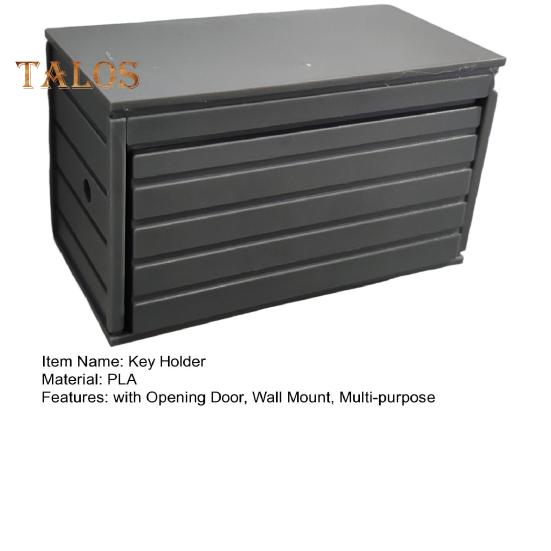 Держатель для ключей в гараже с открывающейся дверью, настенный органайзер для ключей, крючок, многоцелевое украшение для прихожей