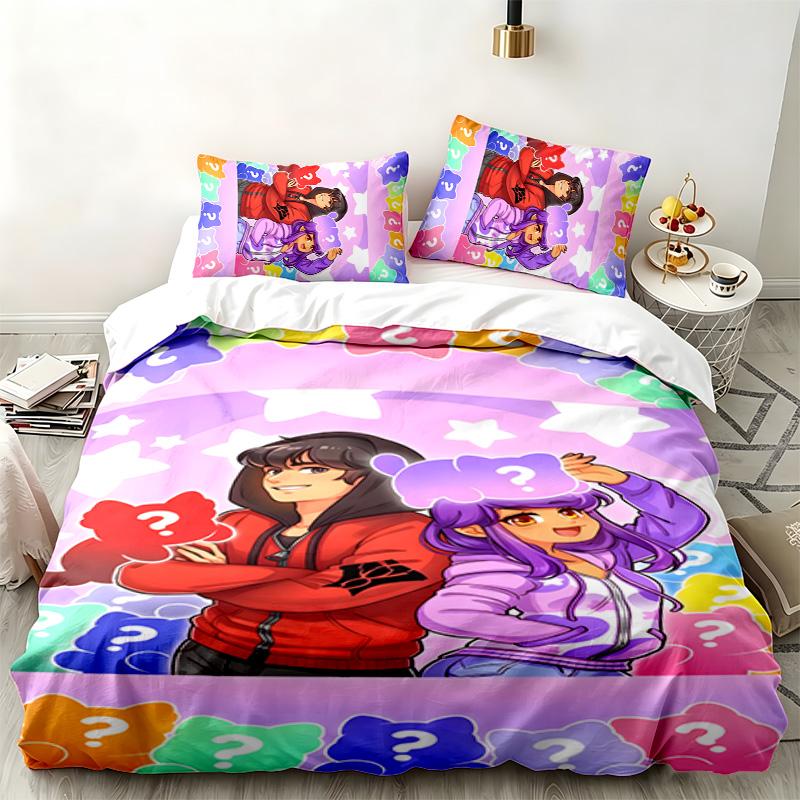 APHMAU 3pc set Perfect for bedroom use Comfortable bedding set includes a duvet cover and two pillowcases Ideal birthday or Christmas gift