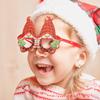 Рождественские очки, праздничные очки для вечеринок, оправа, мультяшный Санта-Клаус, снеговик, снежинка, елка, очки для лося, реквизит для фотосъемки для детей и взрослых