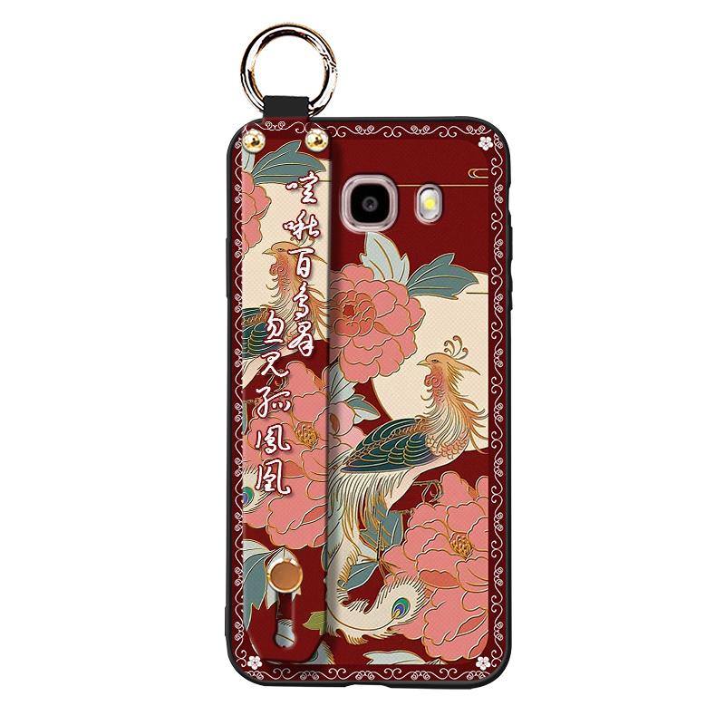 For Mom Kickstand Phone Case For Samsung Galaxy J510/J5 2016/J5108 Waterproof Dirt-resistant Wrist Strap Lanyard Fashion
