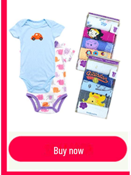 Комбинезон для новорожденных с ножками - повседневный комбинезон на весну/лето для ползания