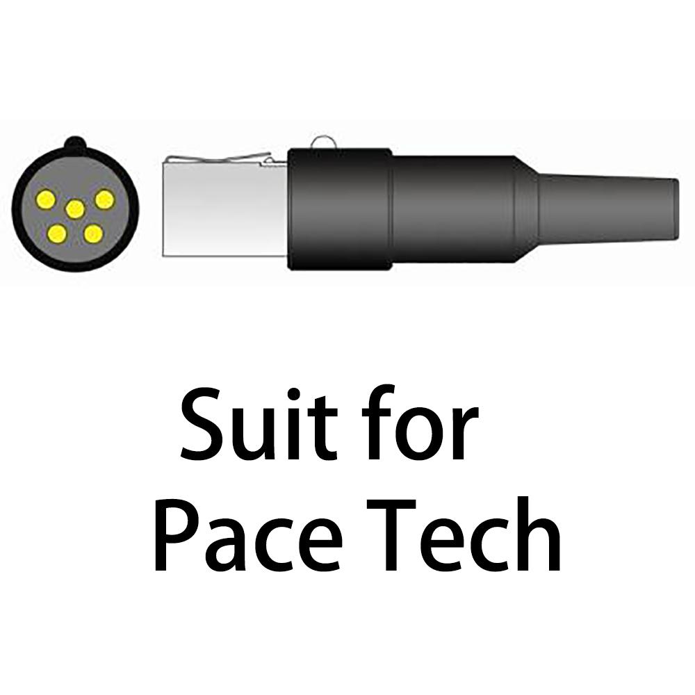 Compatible for Pace Tech Patient Monitor, SPO2 Pulse Oximeter Extension Probe, SPO2 Sensor Extension Wire, Blood Oxygen Device Trunk