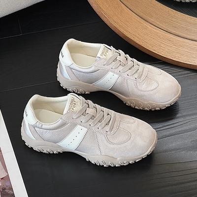 Кожаные женские весенне-летние новые универсальные нескользящие альпинистские спортивные повседневные туфли модная доска