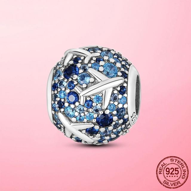 925 Sterling Silver O Pendant Love Heart Snake CZ Clip Charm Beads Fit Original Women Bracelet Bangle Silver 925 Jewelry