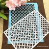Cross Net Rectangle Cutting Dies Metal Stencil DIY Scrapbooking Album Card Embossing Craft Die Cut Frame