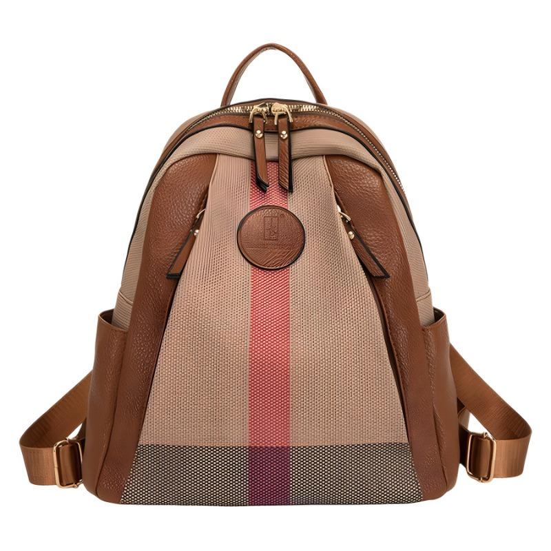 Сегодняшние популярные сумки женский новый рюкзак с клетчатым принтом универсальный повседневный женский рюкзак