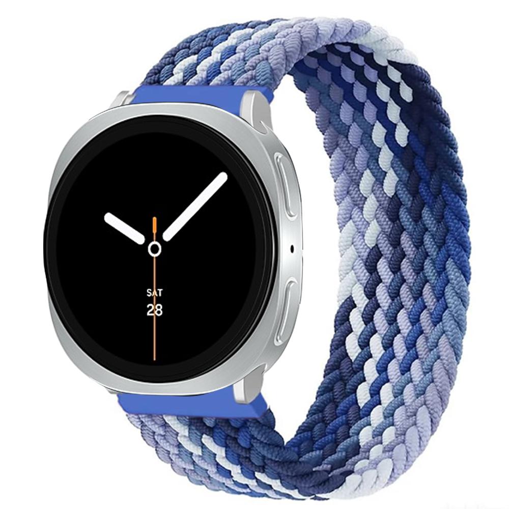 Ремешок для Samsung Galaxy watch 8 Classic ремешок Аксессуары Плетеный solo loop Эластичный Браслет correa galaxy watch 8 ремешок 40/44мм