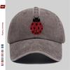 pc pcs Ladybug Print Trucker Hat with Ruby Cap  Adjustable Buckle Strap Lightweight Suitable for Dating Beach Parties Cas