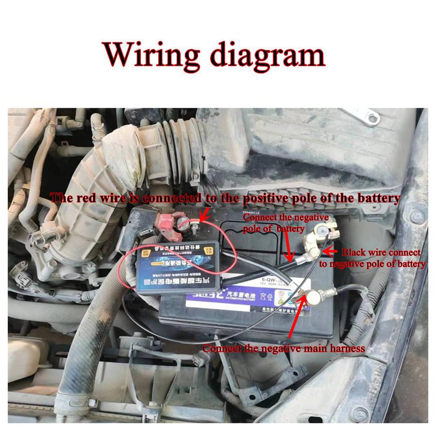 12V Wireless Remote Cut Off Car Battery Disconnect  Isolator Master Switch 1800A