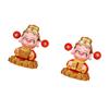 God of Wealth Ornament Decor Collectible Decorative Resin Ornament Photography Props Feng Shui Sculpture for Bedroom Table