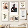 Retro Abstract Matisse Sexy Girl Flower Wall Art Canvas Painting  And Prints Nordic PostersWall Pictures For Living Room Decor